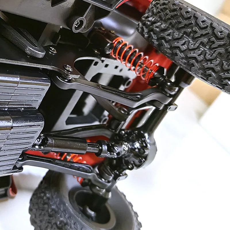 WPL C54-1 Head Body Miniature Rear Drive Diecast Alloy Metal Kits Remote Control RC Mud Truck Toy Vehicle For Teens