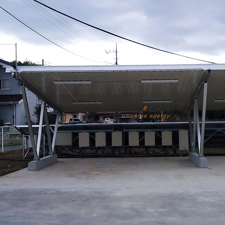 UISOLAR Customized 10 kW Solar Aluminum Parking Structure PV Carport Mounting System Waterproof Solar Carport