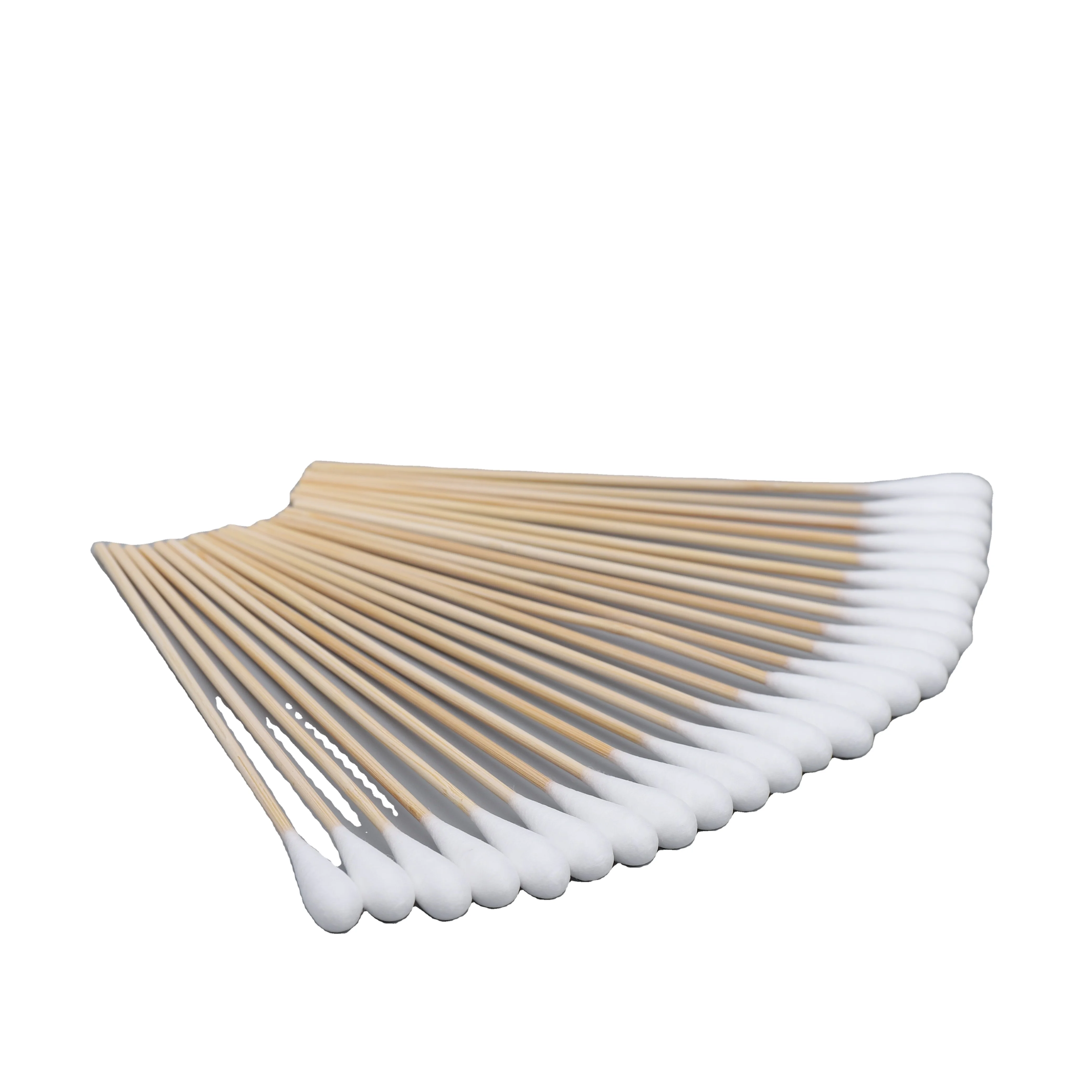 plastic oem makeup ECO friendly flocked tip hotel iodine foam giant large head medical applicator cotton bud swabs in bulk