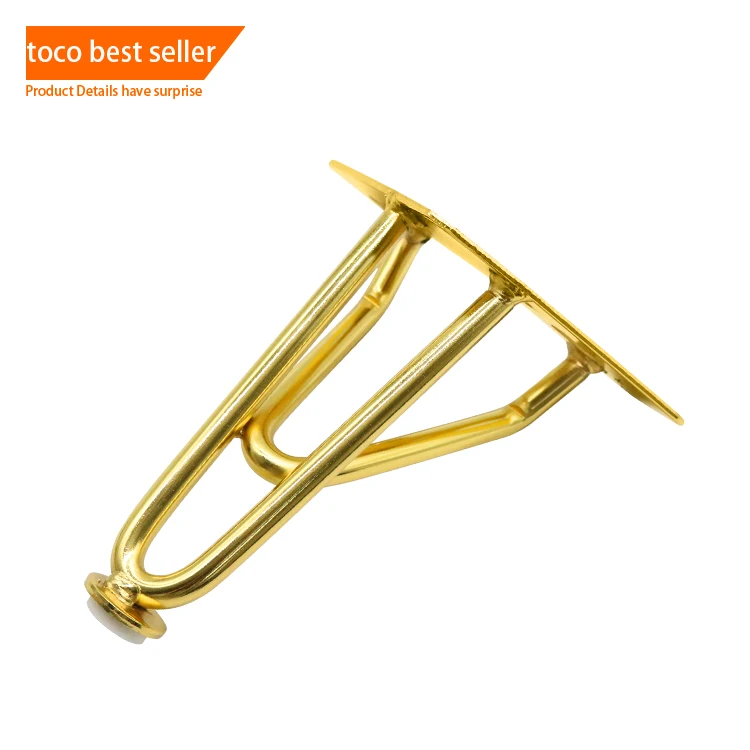 Hardware Accessories Sofa Furniture Legs Living Room Furniture Feet Sofa Legs Gold Hairpin Furniture Legs