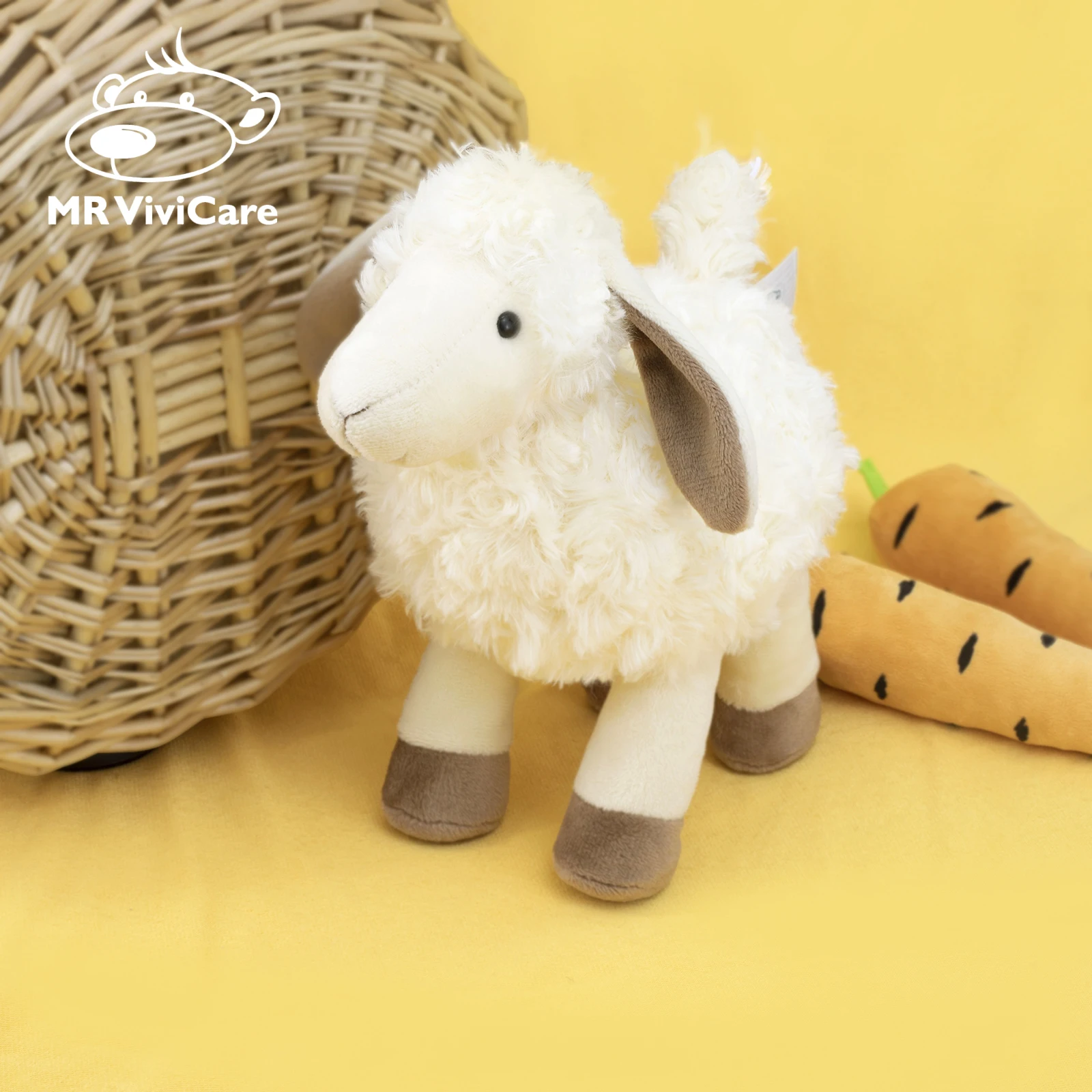 MR ViviCare Toys Plush Sheep Stuffed Animal Soft Cuddly Perfect for Child