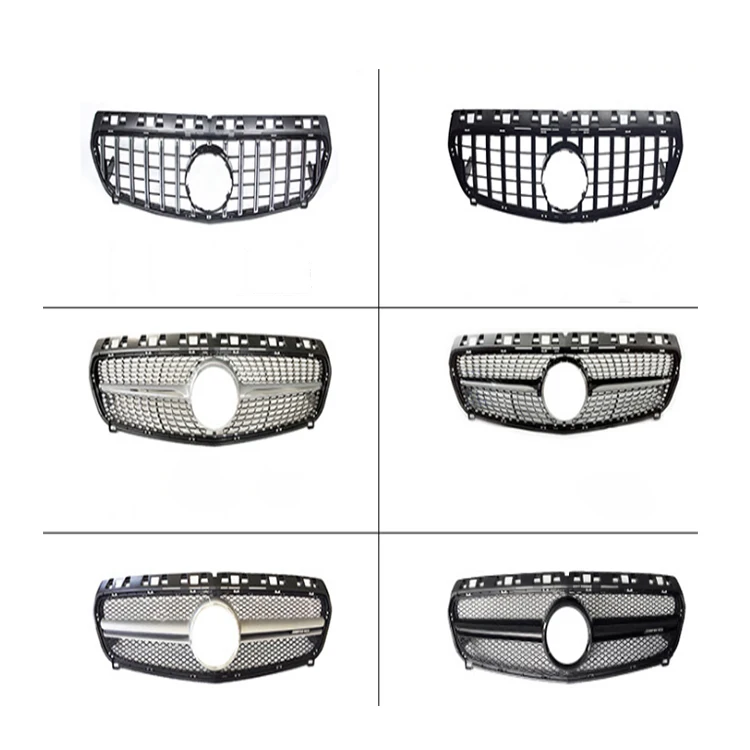 
Car exterior A-class W177 modified star-shaped high-equipped middle grid suitable for Mercedes-Benz 