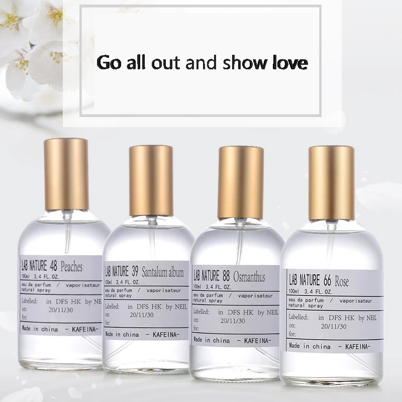 Perfume lab sandalwood, osmanthus, rose, honey peach, minority perfume for women