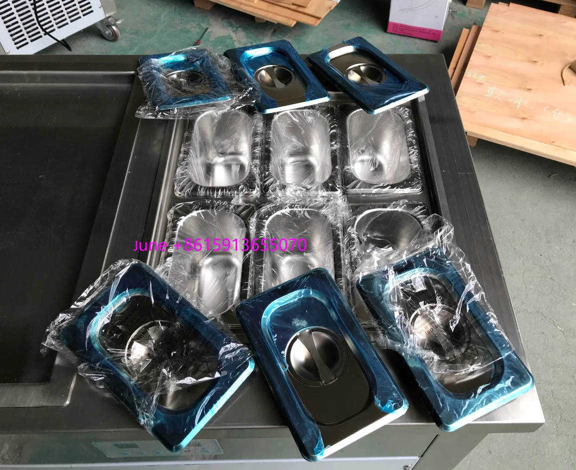 NSF Certified Electro Freeze Fried Table Ice Cream Machine/fried Ice Cream Rolls Machine