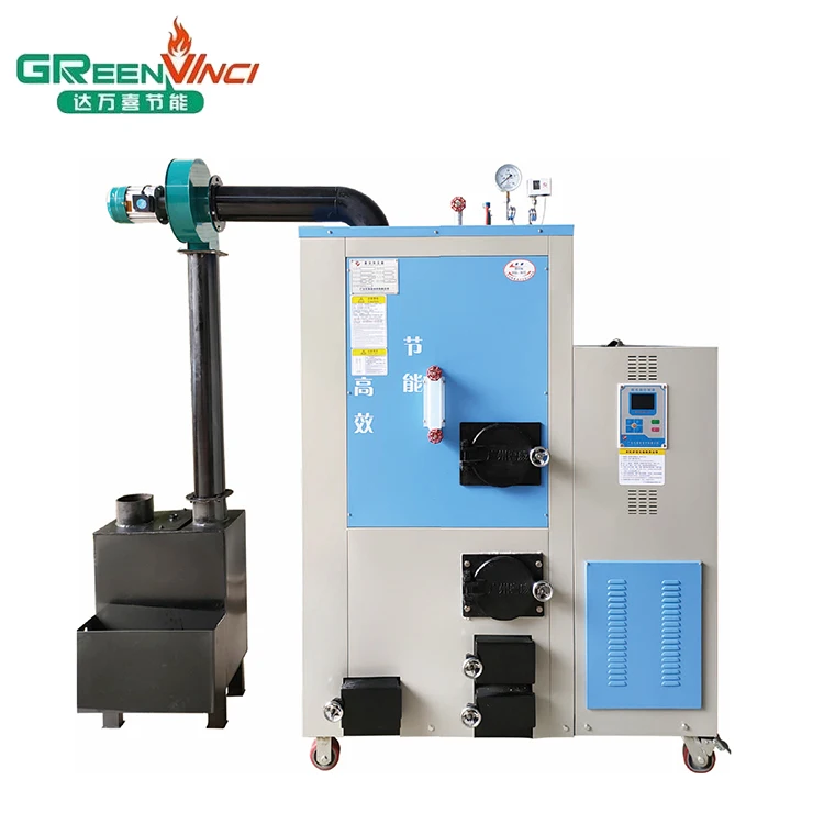 Greenvinci High Efficiency energy saving 500kg-1t food cooking and drying vertical biomass wood pellet steam generator
