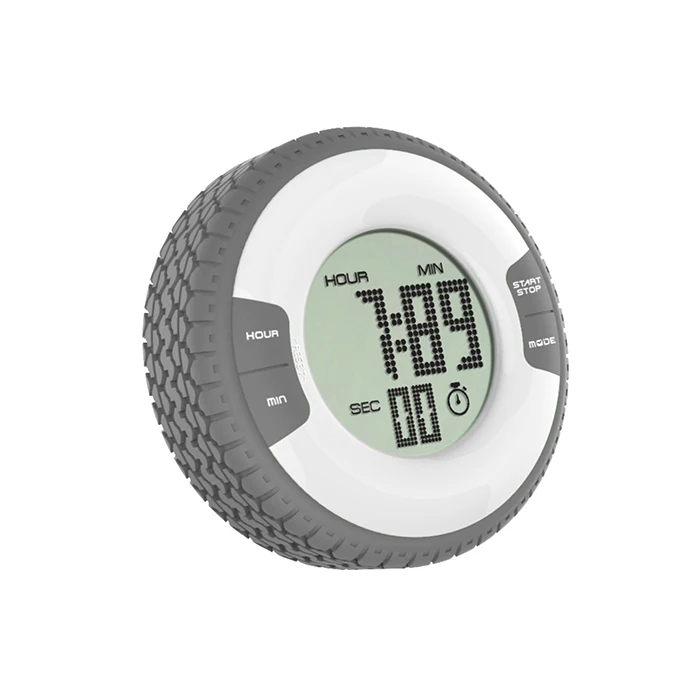 J & R оптовая продажа, Многофункциональный Мини ЖК цифровой магнитный обратный отсчет, милый будильник, круглый кухонный таймер для измерения пищи