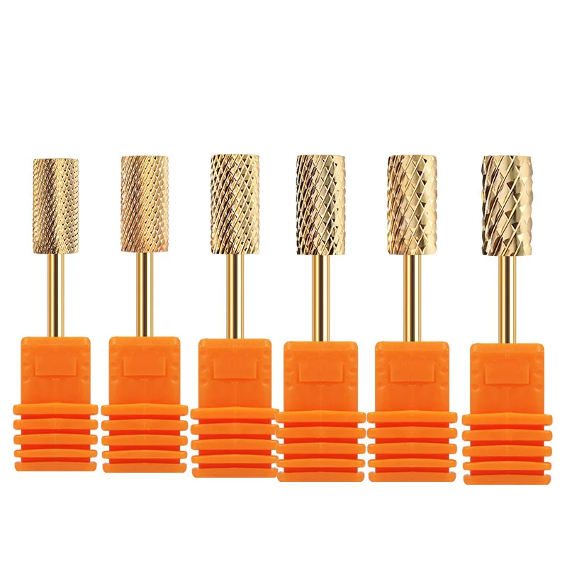 New Nail Drill Bit Grinding Head Portable Electric Nail Drill Rechargeable Drill for Nails Gold Tungsten Steel Stainless Steel