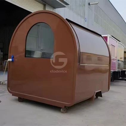 Outdoor food kiosk cart trailer multi-function concession stand mobile trailer