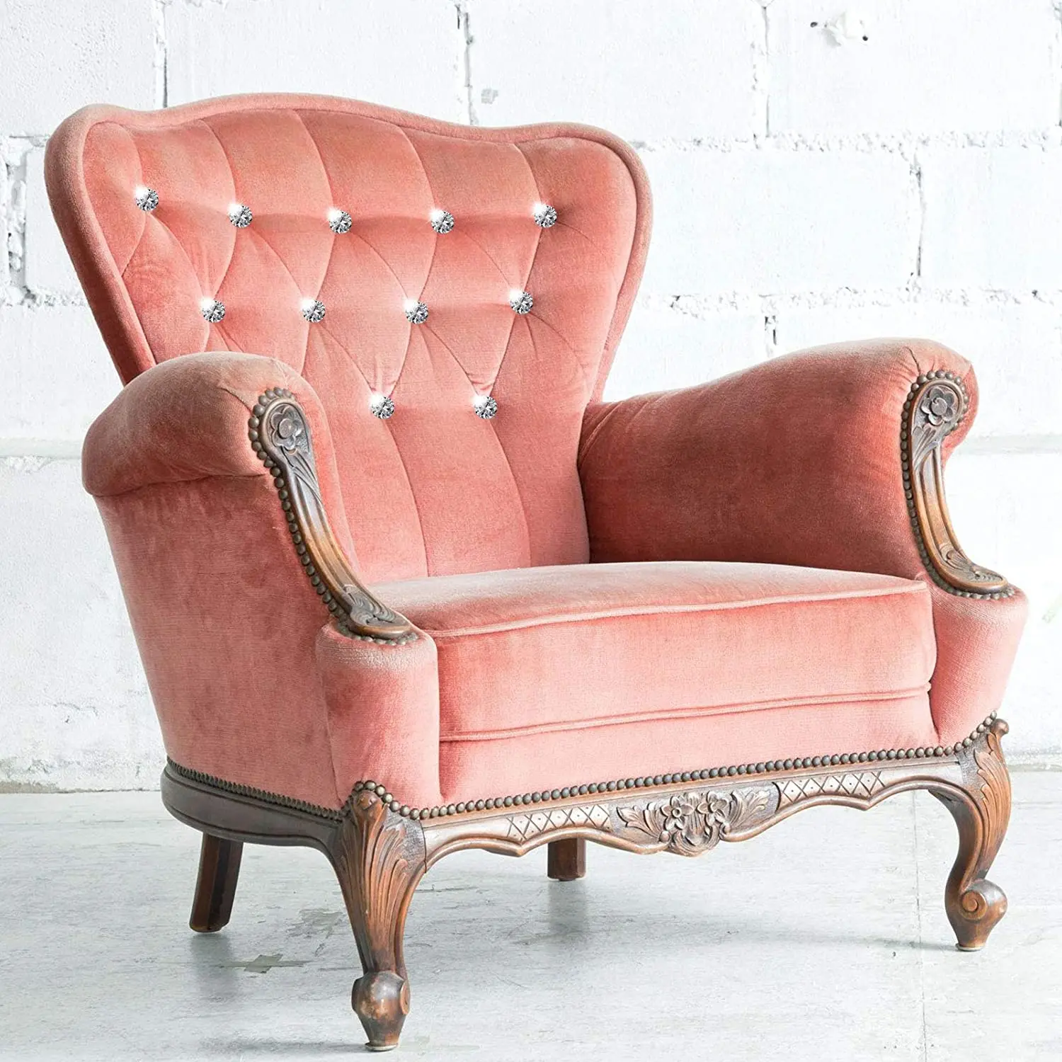 Yijun Clear Tufting Buttons sofa decoration Acrylic Crystal Buttons