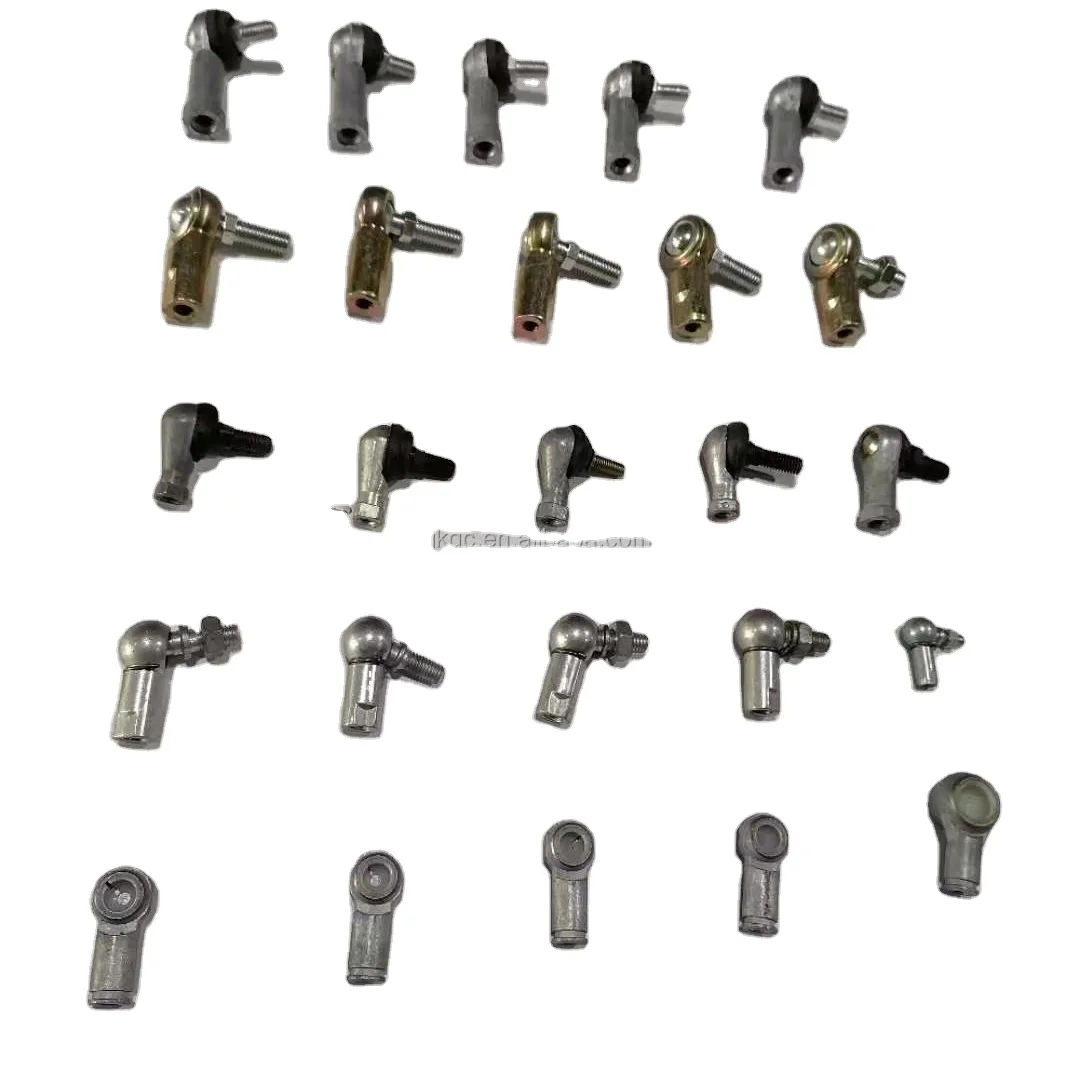 Metal end fittings for steel wire rope and auto control cable components