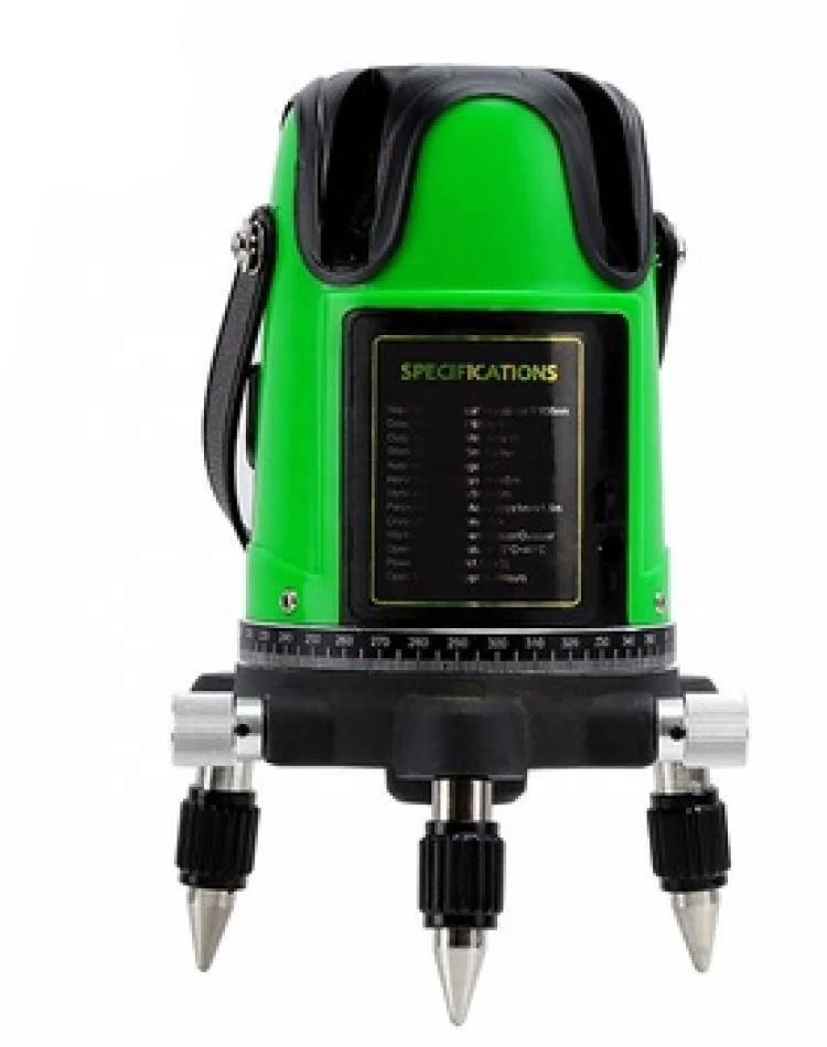
3 Line Green Beam Self-Leveling Horizontal Laser Line Level with 360 Degree Rotary 