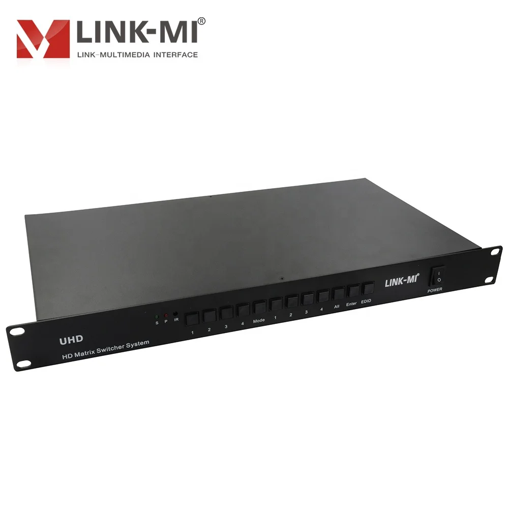 4x4 HDMI/DVI/VGA/SDI Matrix Switcher Mixer up to 3840x2160P@30Hz Video Matrix