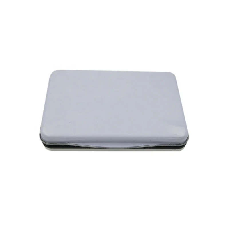 Cheap price ivory surface classic metal box superb bank ink stamp pad