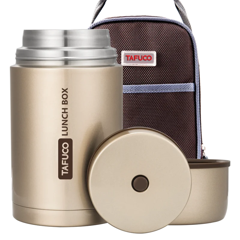 750ML double wall stainless steel vacuum lunch jar food container