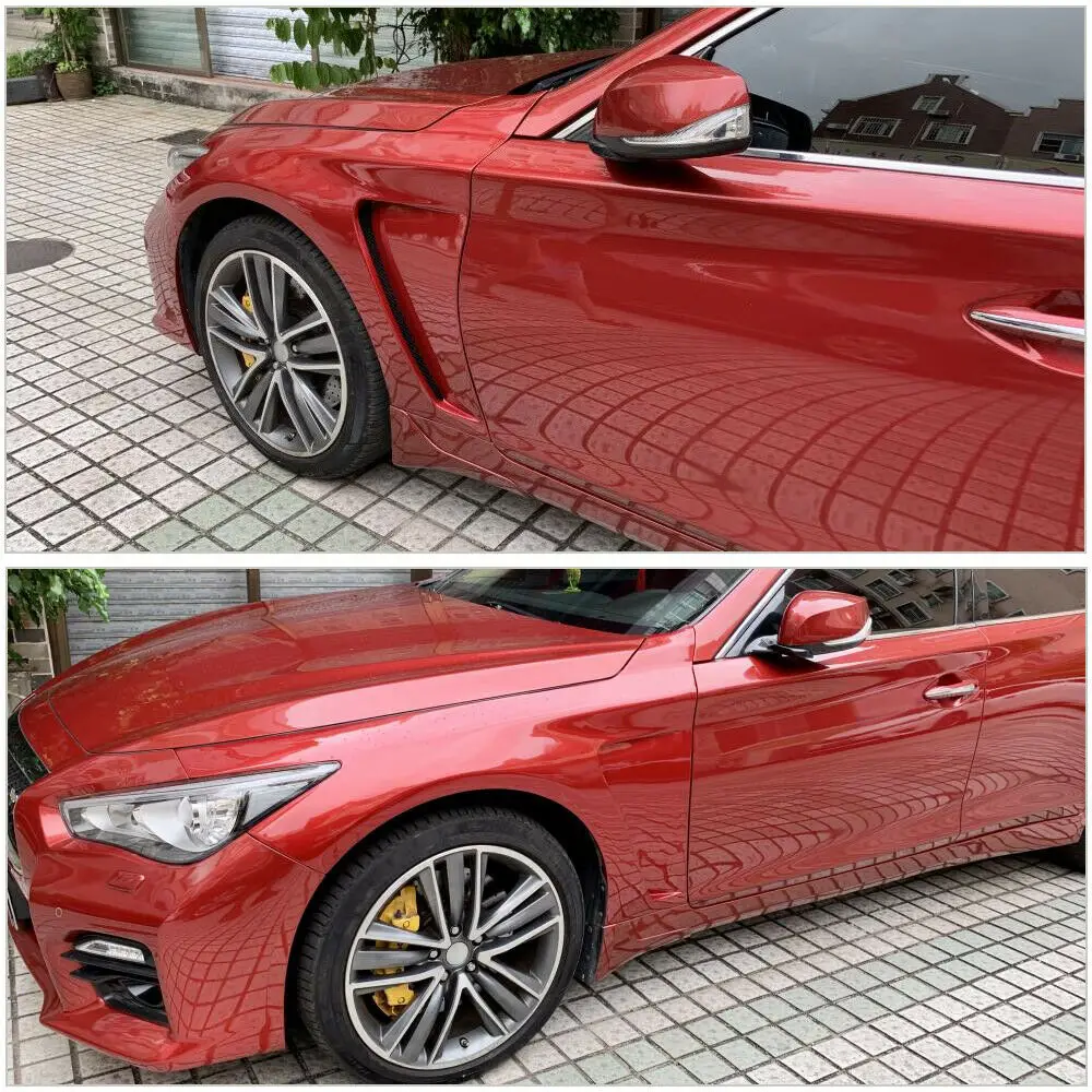 Carbon Fiber Front Side Fender Cover for Infiniti Q50 4-Door 2014-2020