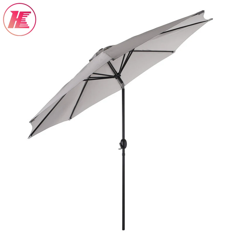 Manufacture Outdoor Garden Courtyard Leisure Sunshade  Sunscreen Hand Folded Telescopic Pillar Sun Umbrella