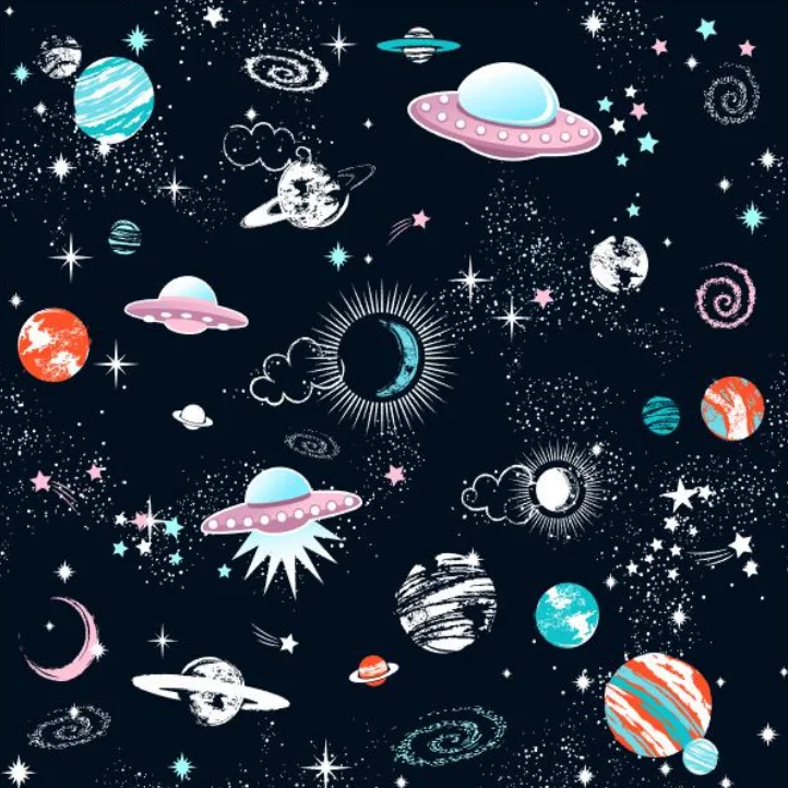 PUL polyester with waterproof laminated layer reusable diapers material Fabric  OEM print 480kinds prints