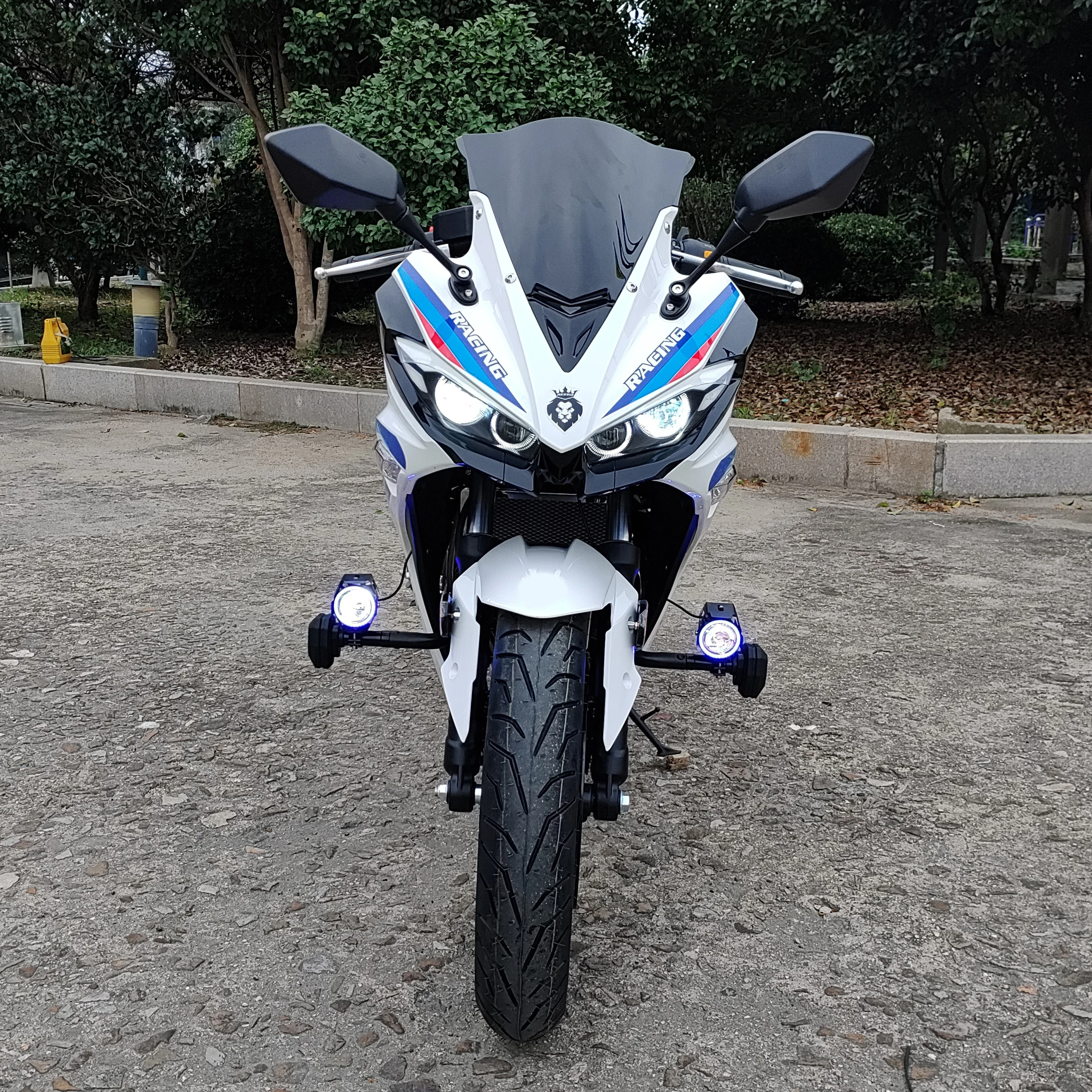 Euro5 гоночный мотоцикл светодиодные фонари 250CC с цифровым спидометром воздушным охлаждением двигателя
