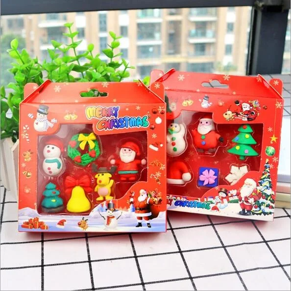 
2020 new arrival Office &School gifts stationery from china promotional funny 3d christmas tree shapes pvc 