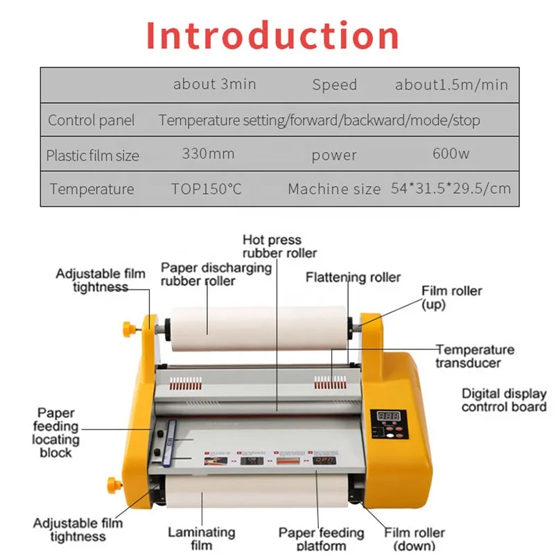 High Quality A2 A3 A4 3D Tshirt Case Printer Uv A5 Clear A 3 Hot Roll Laminator