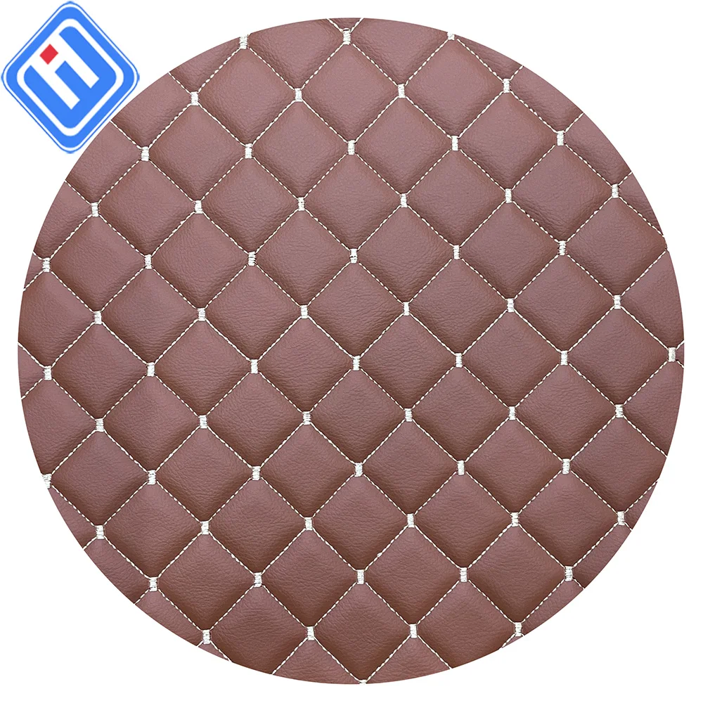 Hot Sale Pvc Embroidery Leather For Car Mats Universal Pvc Car Mats Car Floor Carpets Mat