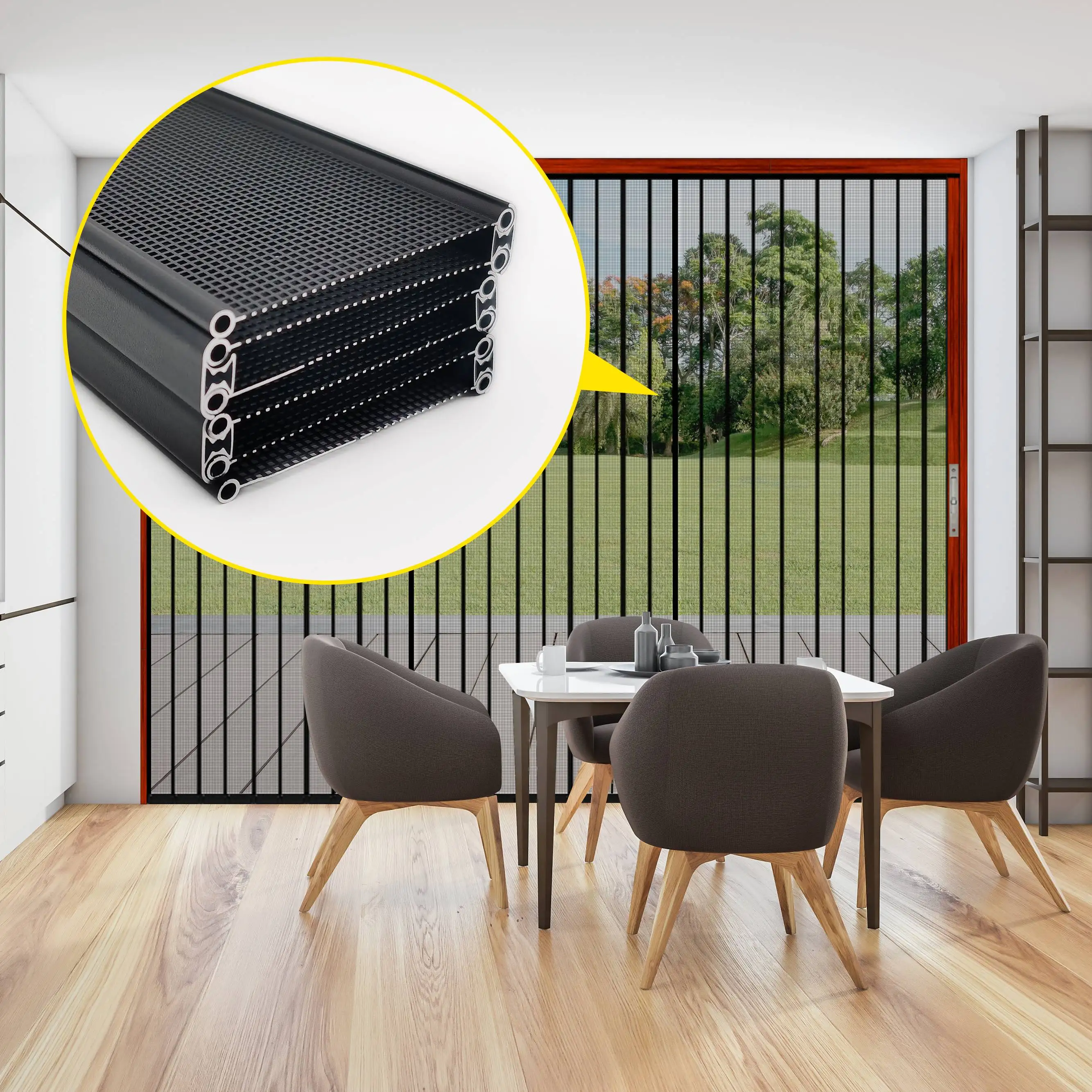 Anti Mosquito Summer Style Mesh Net Anti Insect Window Magnetic Curtain Fly Screen For Windows