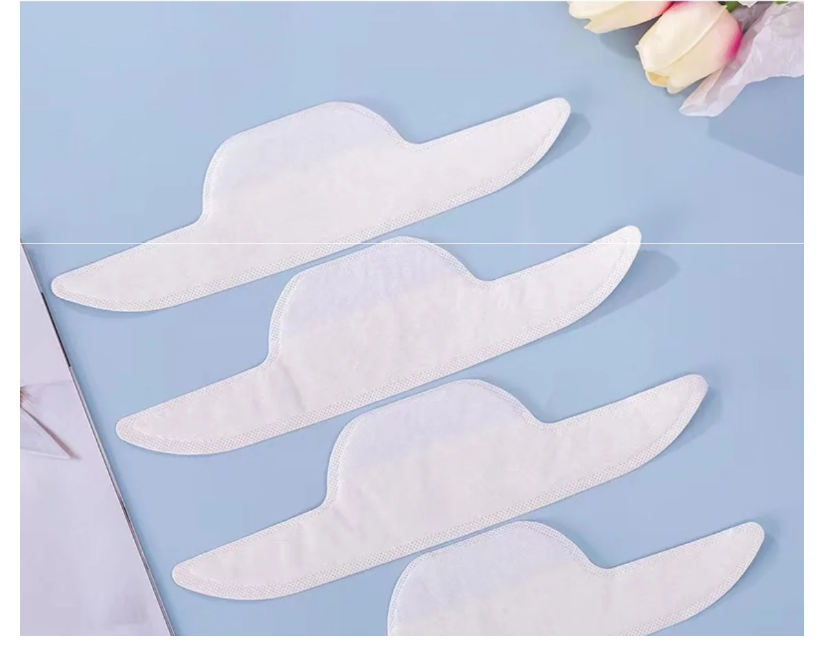Soft Breathable Neck Collar Sweat Pads Invisible Shirt Collar Protector Sweat Patch