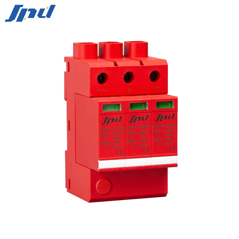 Jinli 1000V от перенапряжения переменного тока 3 полюса постоянного тока УЗИП Защита от перенапряжения устройство для pv солнечная энергетическая система