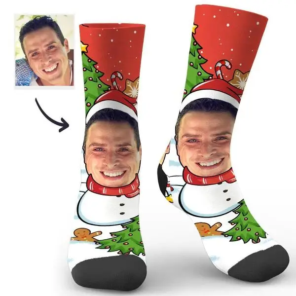 Wholesale Custom Printed Hosiery Couple Animals Funny Socks 3d Photo Face Socks Christmas sublimation 360 printing Socks