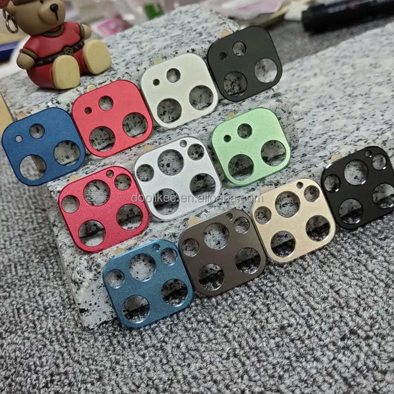 Cell phone Aluminum Alloy Camera Lens Frame Cover For iPhone 11 12 13 Pro Max Camera Lens Protector 