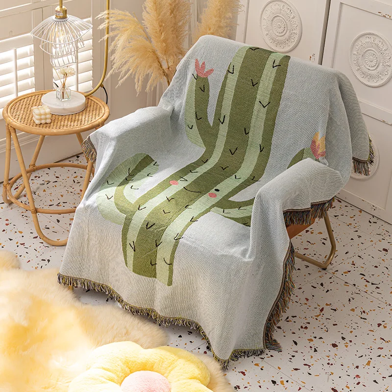 Single seat blanket ins style four seasons full cover cloth sofa blanket student dormitory Chivas Regal sofa cover