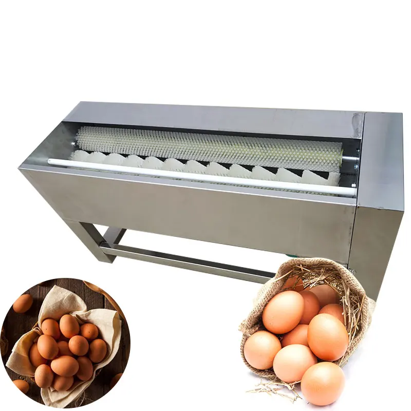 High Quality Professional New Type Egg Cleaning Machine Bar Brush Duck/Goose Egg Washer Machines