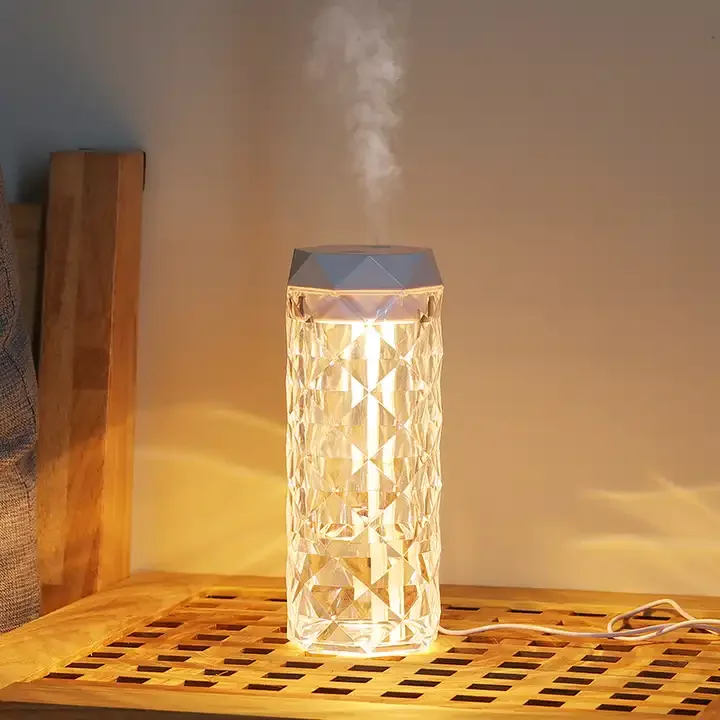 Newest Clear Crystal Design Desktop Humidifier Portable USB Mini Air Humidifier