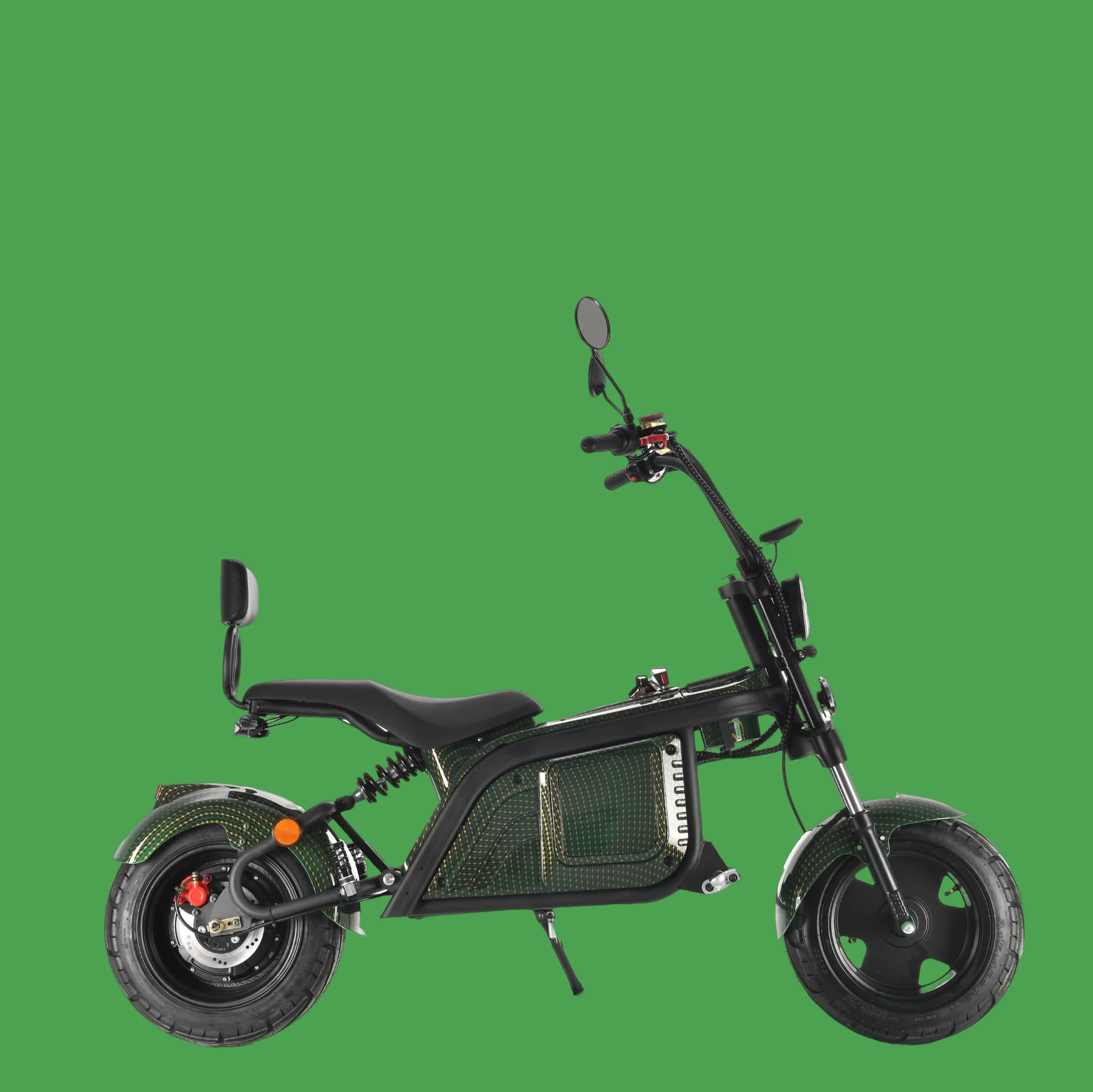 YIDE Citycoco Removable Lion Battery Electric Scooter Golf Bag Cheap Bike Electric Scooter For Adults