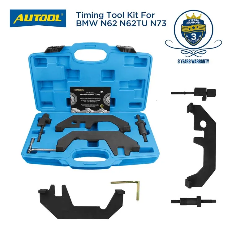 Autool Engine Camshaft Alignment Locking Tool Kit AUTOOL Engine Timing Compatible For BMW N62 N73 N62TU Flywheel