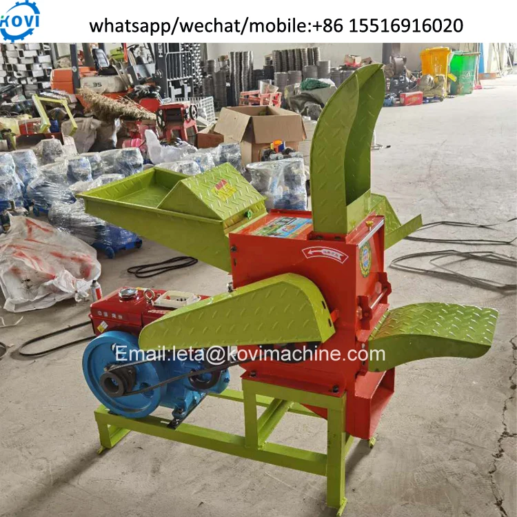 chaff cutter green chaff cutter for dry and fresh grass forage chopper for animal feed