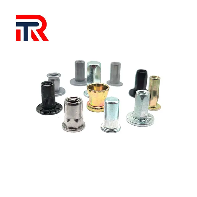 Custom Size Flat Head Blind Rivet Nut Internal Hexagon Low Price Made in China by Carbon Steel Stainless Steel Manufacturers
