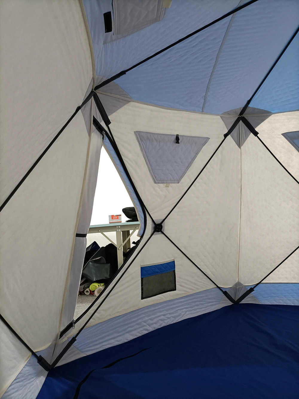 3 - 4 Person Tent Outdoor Thick Warm Ultralarge Camping Winter Plus Cotton Thickening Ice fishing