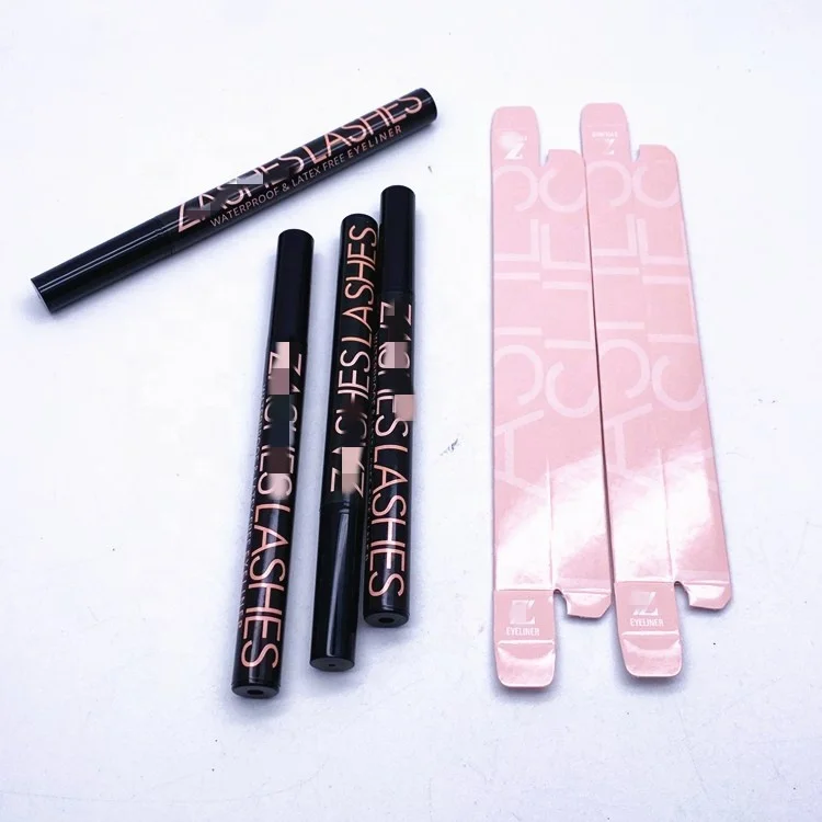 
wholesale eyelashes glue eyeliner waterproof black gel adhesive eyeliner pen 