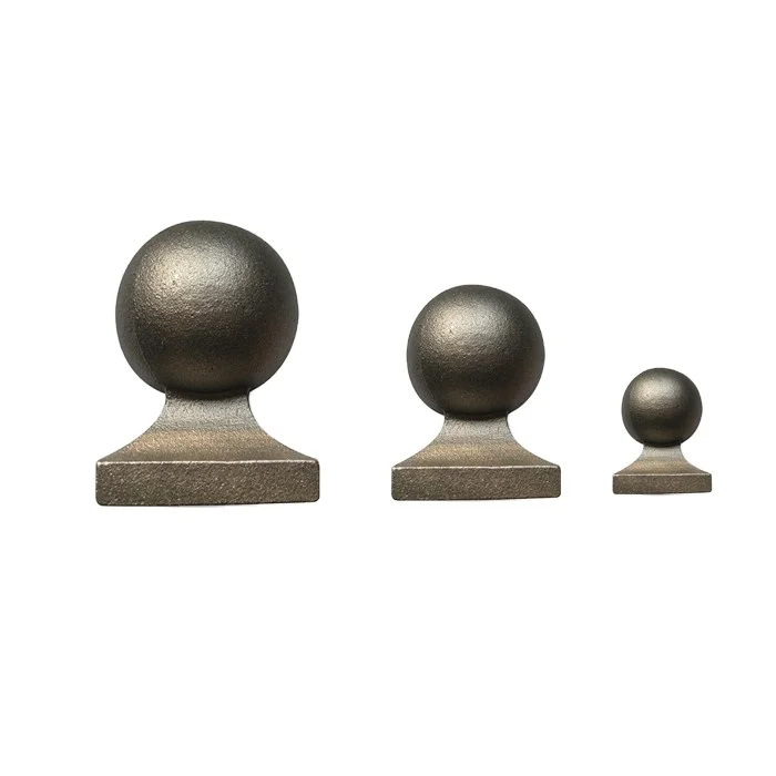 Decorative Metal Aluminum Steel Ball Cast Iron Stud Ornaments Fence Post Caps