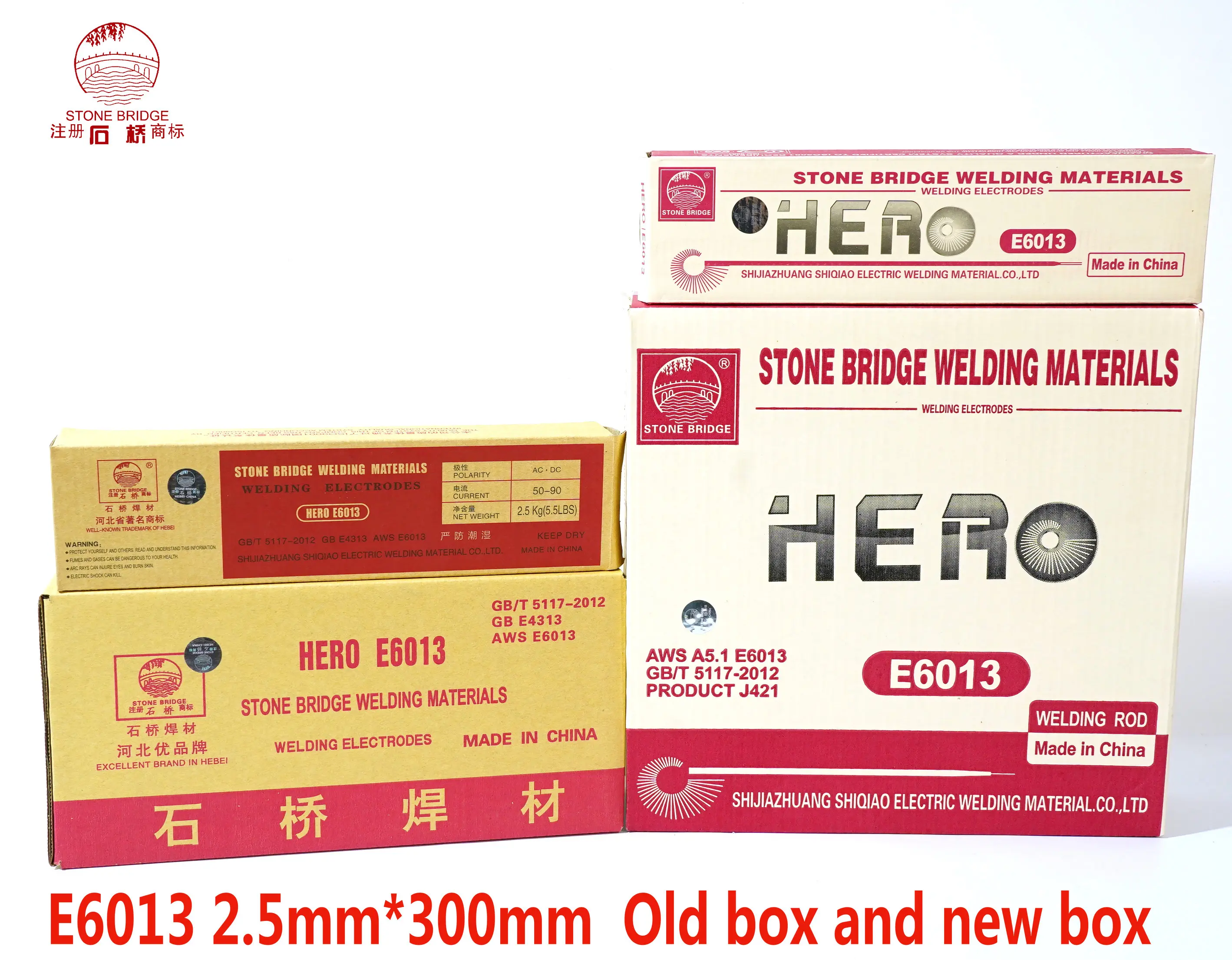 Hot Sale Welding Electrode Aws E6013 Rod Stone Bridge Brand . 2.5 3.2 4.0 5.0mm Shiqiao Electric