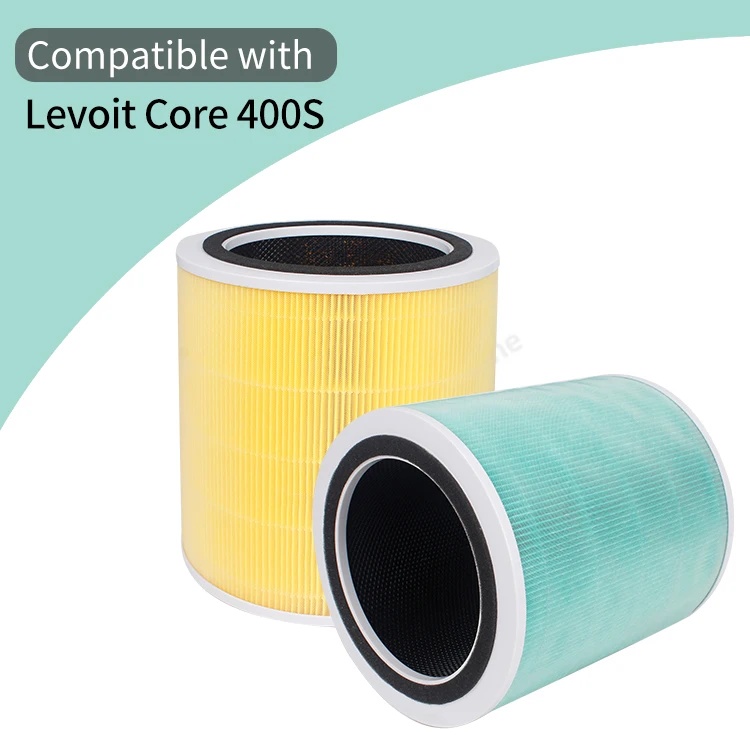 3-In-1 Filter Activated Carbon for LE-VOIT Core 200S 300S 400S 600S Smart WiFi Air Purifier Replacement Filter H13 True HEPA