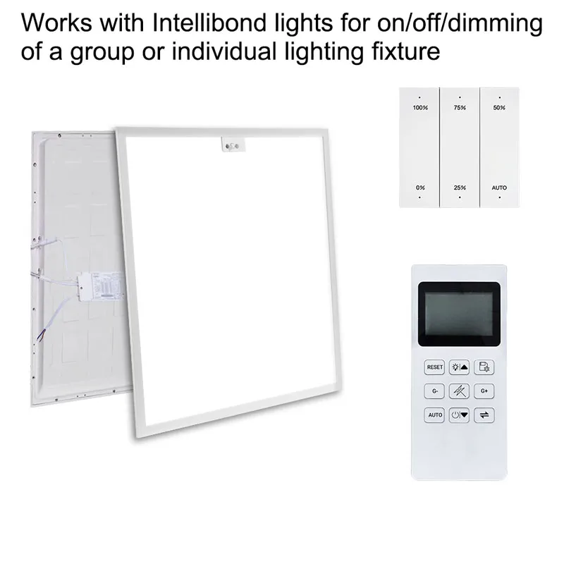 Manufacturer Project Surface Mounted LED Sensor 60*60 Panel Lights Ceiling Dimmable Therapy Workshop Office Lighting
