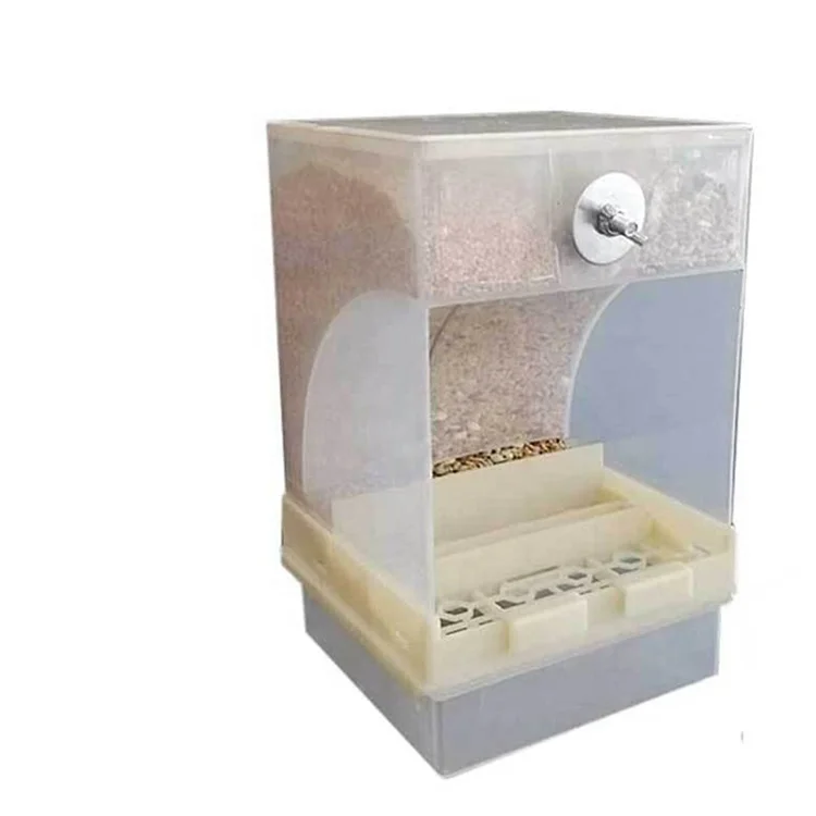 Оптовая продажа, прозрачные кормушки для попугаев «сделай сам» без беспорядка, большой попугай, дикий голубь, кормушки для попугаев, миска