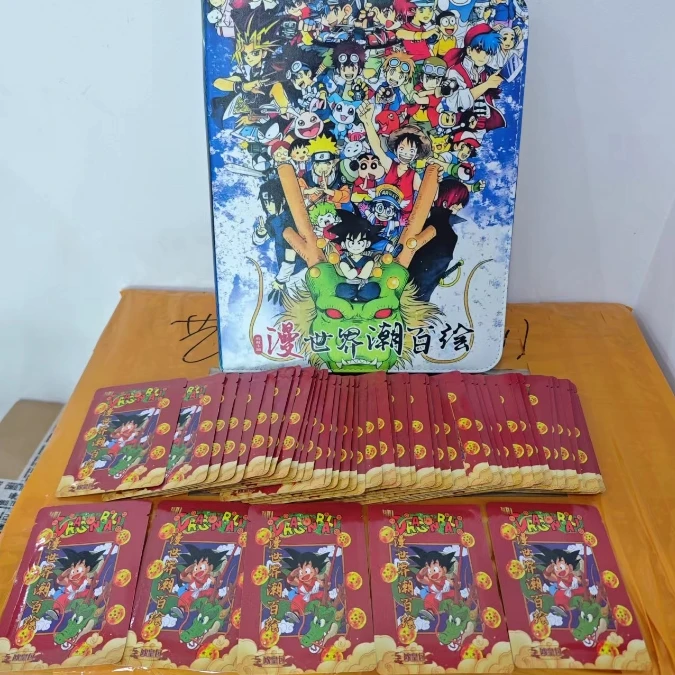 Cartoon Wholesale Dragon Balls Game Toy Cards Thickened TR 3D Dragonball Anime Collection Cards for Children