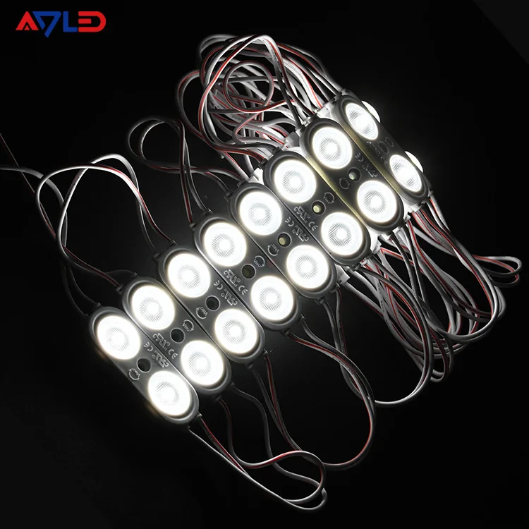 LED 2835 injection mold led module. High brightness, waterproof. For luminous characters and light boxes. 12V lens patch