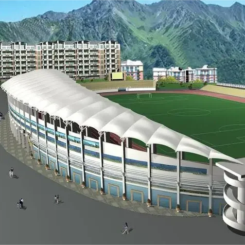 Modern Design PTFE Architectural Membrane Fabric for Outdoor Application for Stadium and Gym Shade Canopy Covering