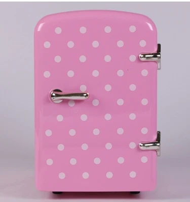 Мини-холодильник в ретро-стиле для автомобиля и домашнего использования с USB-разъемом 4