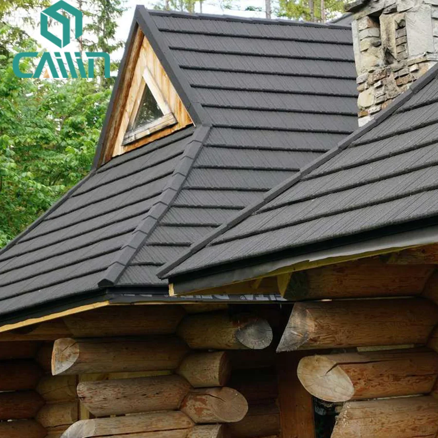Cailin Ireland Stone Coated Roof Tiles Cottage Project High-Quality Roof Tiles with Roof Estimate Support