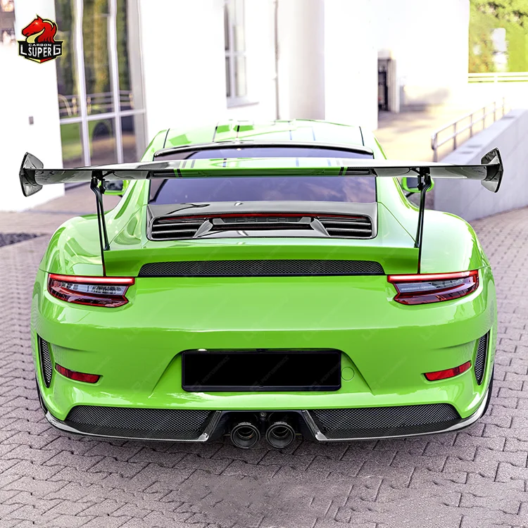 Hlaf Carbon Fiber bodykit for Porsche 911 991.2 Upgrade to GT3 RS style front rear Bumpers Fender Engine Hood Spoiler Body kits